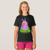 T-shirt Fleurs de chenille (Devant entier)