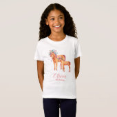 T-Shirt FLEURS DE CHEVAL B1 (Devant entier)