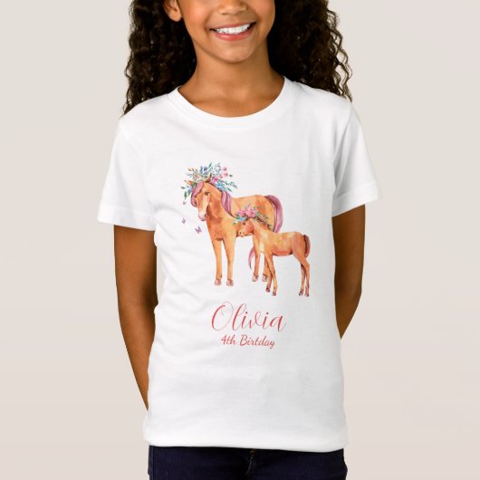 T-Shirt FLEURS DE CHEVAL B1 (Devant)