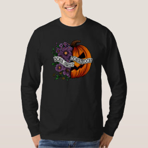 T-shirt Fleurs de citrouille un peu sucrées et un peu effr