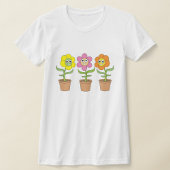 T-shirt Fleurs de dessin