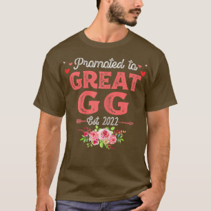 T-shirt Fleurs de femmes promues Gg Est 2022 Mère mignonne