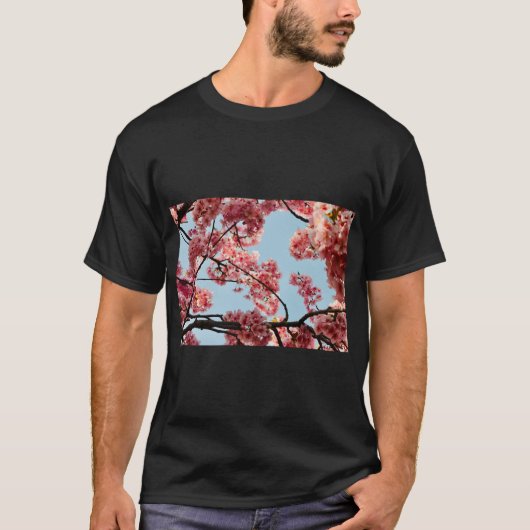 T-shirt : "Fleurs de fleurs de cerisier esthétiques (Devant)