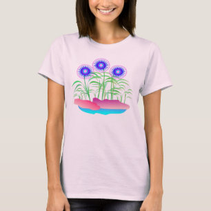 T-shirt Fleurs de forêt de ressort