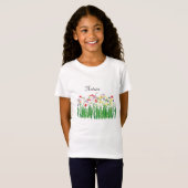 T-Shirt fleurs de freesia, thème environnemental (Devant entier)