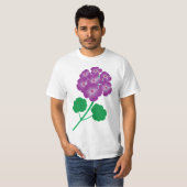 T-shirt Fleurs de géranium (Devant entier)