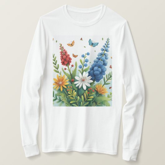 T-shirt Fleurs de Hyacinthe (Design devant)