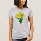 T-shirt Fleurs de jonquille (Devant)