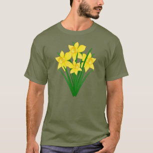 T-shirt Fleurs de jonquille