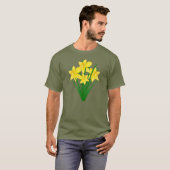 T-shirt Fleurs de jonquille (Devant entier)