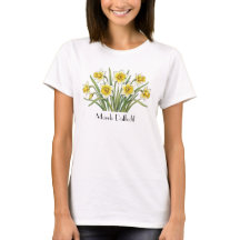 T-Shirt Fleurs de Jonquille de Mars