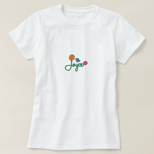 T-shirt Fleurs de Joyce (Design devant)