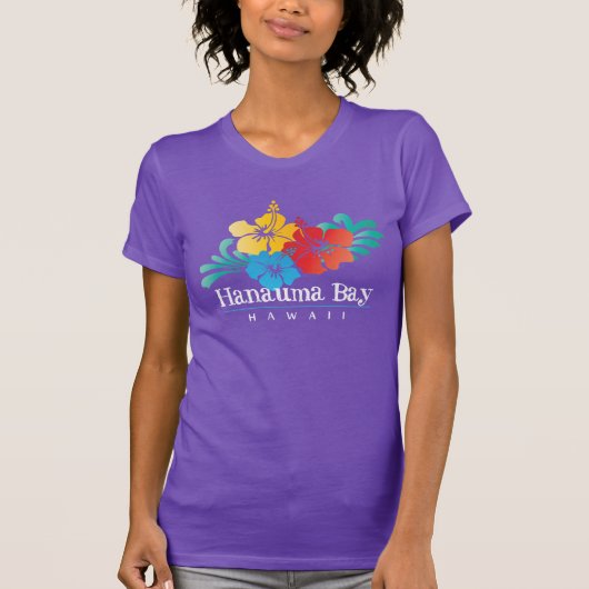 T-shirt Fleurs de ketmie d'Hawaï (Devant)