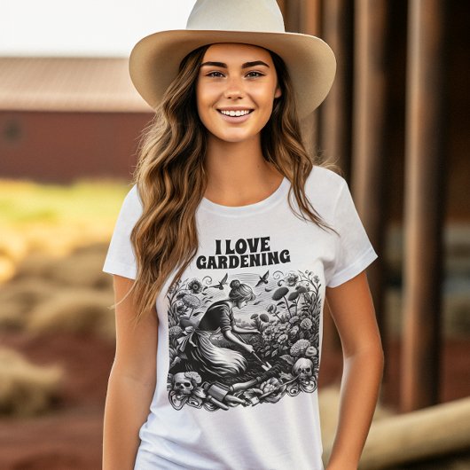 T-shirt Fleurs de la Dame du Jardin