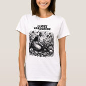 T-shirt Fleurs de la Dame du Jardin (Devant)