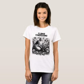 T-shirt Fleurs de la Dame du Jardin (Devant entier)
