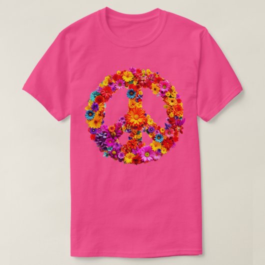T-shirt Fleurs de la Paix (Design devant)