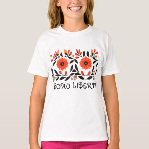 T-shirt Fleurs de liberté Boho