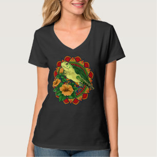 T-shirt Fleurs de Mandala de la tribu polynésienne Animal