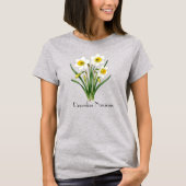 T-Shirt Fleurs de Narcisse de Décembre (Devant)