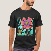 T-shirt Fleurs de néon (Devant)