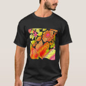 T-shirt Fleurs de néon (Devant)