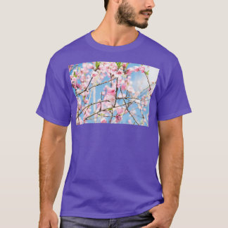 T-shirt Fleurs de pêche
