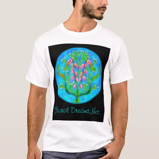 T-shirt Fleurs de plage (Devant)