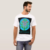 T-shirt Fleurs de plage (Devant entier)