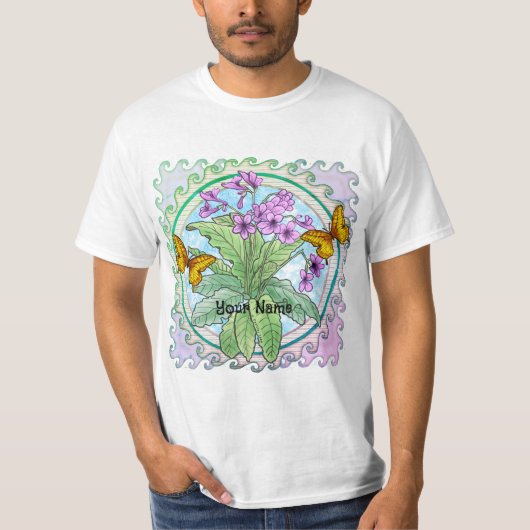 T-shirt Fleurs de primevère (Devant)