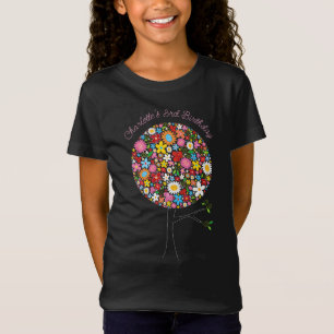 T-Shirt Fleurs de printemps colorées Whimsical Pop Tree Na