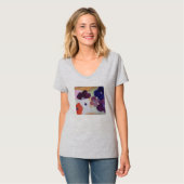 T-shirt Fleurs de printemps de l'anémone (Devant entier)