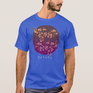 T-shirt Fleurs de Sakura japonaises Fleurs de cerisiers fl