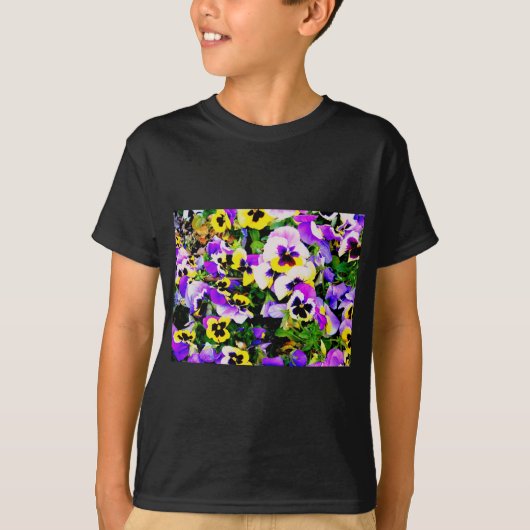 T-shirt fleurs de sansy (Devant)