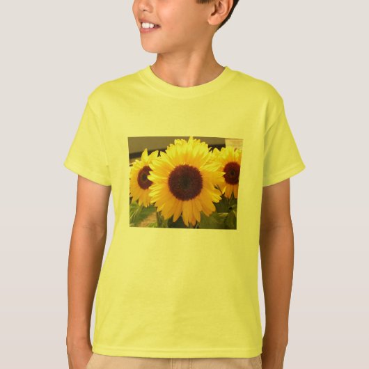 T-shirt Fleurs de soleil (Devant)