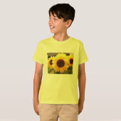 T-shirt Fleurs de soleil (Devant entier)