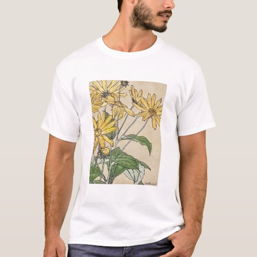 T-shirt Fleurs de soleil (Devant)
