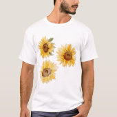 T-shirt Fleurs de soleil (Devant)