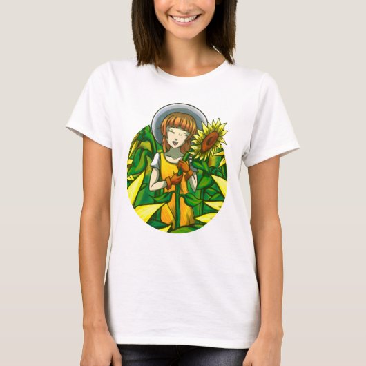 T-shirt Fleurs de soleil (Devant)