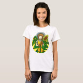 T-shirt Fleurs de soleil (Devant entier)