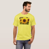 T-shirt Fleurs de soleil (Devant entier)