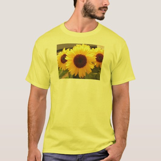 T-shirt Fleurs de soleil (Devant)