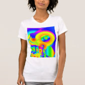 T-shirt Fleurs de soleil Abstraites (Devant)