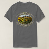T-shirt Fleurs de soleil dans le parc national Badlands da (Design devant)