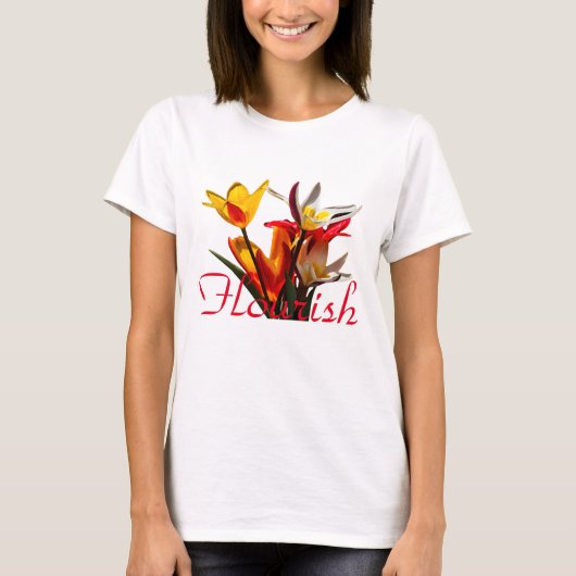 T-shirt Fleurs de Tulipe - Fleurir (Devant)