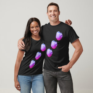 T-shirt Fleurs de tulipes blanches