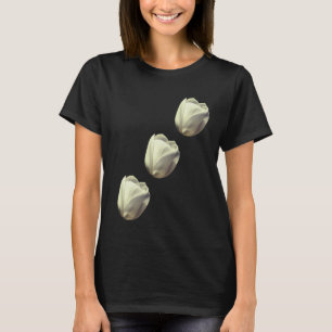 T-shirt Fleurs de tulipes blanches