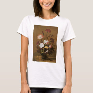 T-shirt Fleurs de vase de style baroque vintage, nature mo