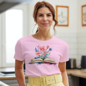 T-shirt Fleurs des livres