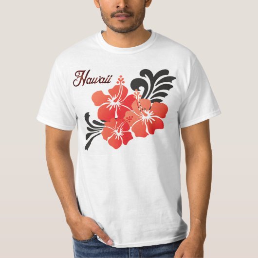 T-shirt Fleurs d'Hawaï (Devant)